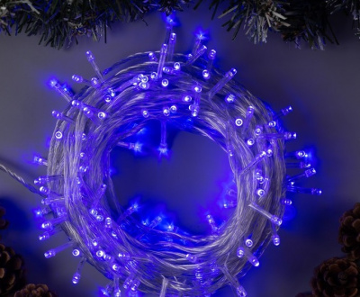 Гирлянда 20 м нить LED200-220V 8р синий 1 шт Гирлянда 20 м нить LED200-220V 8р синий 1 шт