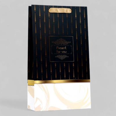 Пакет под две бутылки Present 35*20*9 см 1 шт