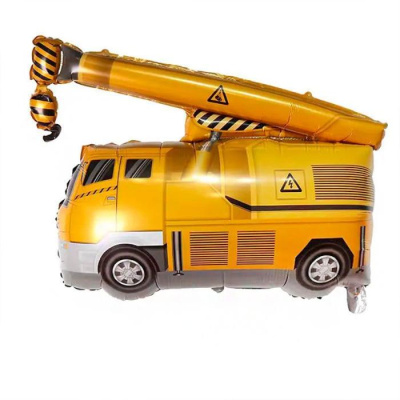 Шар фольга Фигура Машина с краном (Веселуха) Шар фольга Фигура Машина с краном (Веселуха)