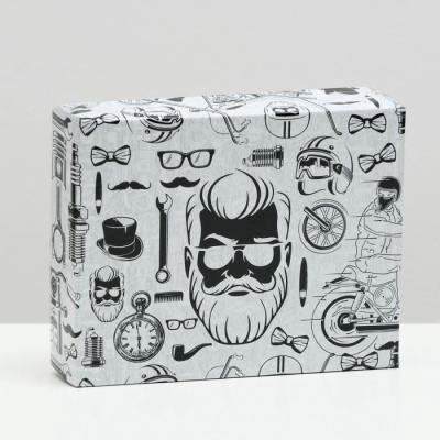 Коробка складная Коллаж 18*15*5 см 1 шт