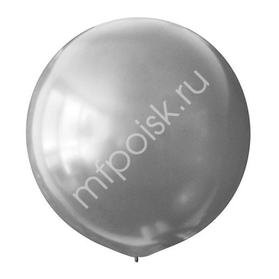 Шар М 30"/26 Металлик серебро 1 шт