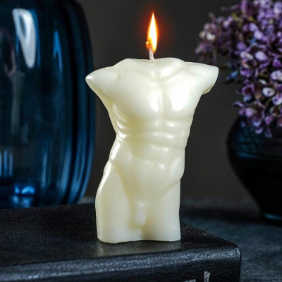 Фигурная свеча Мужской торс 9 см 1 шт 18+ Фигурная свеча Мужской торс 9 см 1 шт 18+