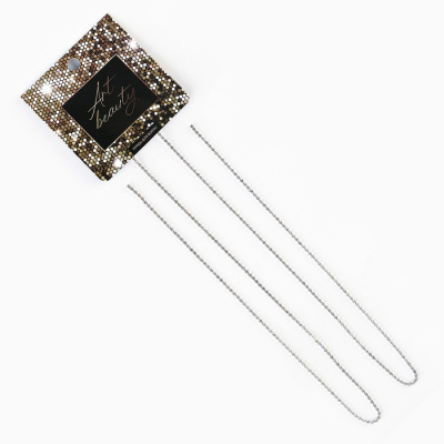 Заколка Прядь со стразами 2*45 см 1 шт Заколка Прядь со стразами 2*45 см 1 шт