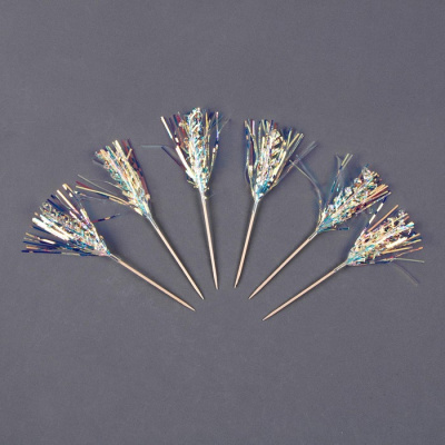 Шпажки для канапе Дождик 6  шт Шпажки для канапе Дождик 6  шт