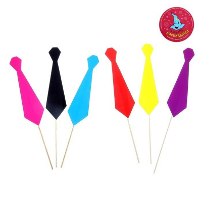 Фотобутафория Галстук цвета МИКС 1 шт