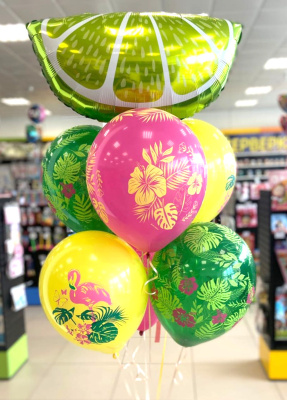 Букет Гавайская вечеринка Долька лайма 7 шт