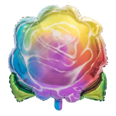 Шар фольга Фигура Роза радужная 67 см (FL) Шар фольга Фигура Роза радужная 67 см (FL)