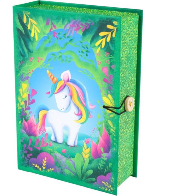 Коробка Книга Единорог 20*13*6 см 1 шт