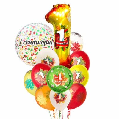 Букет 1 Сентября! Кленовый лист 12 шт