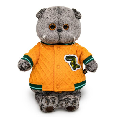 Мягкая игрушка Басик в бомбере с крокодилом 25 см 1 шт Мягкая игрушка Басик в бомбере с крокодилом 25 см 1 шт