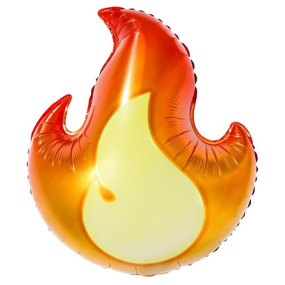 Шар фольга Фигура Огонь (ВЗ)