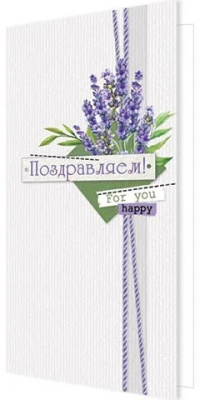 Серия 2-04-3421 открытка двойная Евро