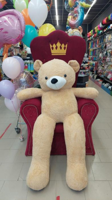К Мягкая игрушка Медведь 1,65 м 1 шт  К Мягкая игрушка Медведь 1,65 м 1 шт