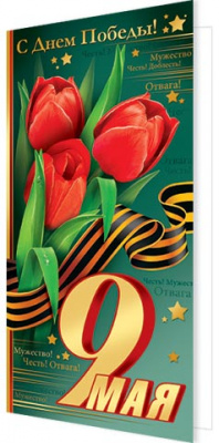 Серия 2-04-2876 открытка двойная Евро