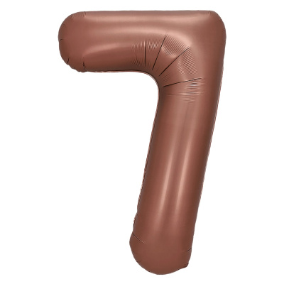 Шар Цифра 7 шоколад 81 см Шар Цифра 7 шоколад 81 см