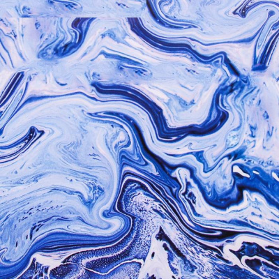 Бумага глянцевая Синий мрамор 70*100 см 1 шт  