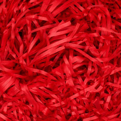 Наполнитель декор тишью красный 50 гр 1 шт