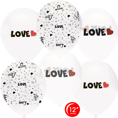 Т 12" Кристалл Любовь белый 50 шт Орбиталь Т 12" Кристалл Любовь белый 50 шт Орбиталь