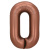 Шар Цифра 0 шоколад 81 см