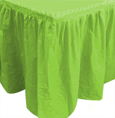 Юбка для стола Делюкс светло-зеленая 0,75*4 м Юбка для стола Делюкс светло-зеленая 0,75*4 м